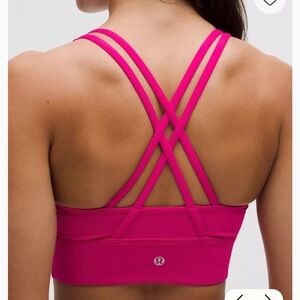 lululemon athletica Fuchsia Strappy Sports Bra
